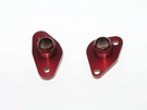 SBF W/P PORT ADAPTERS -12AN MALE/PR/RED